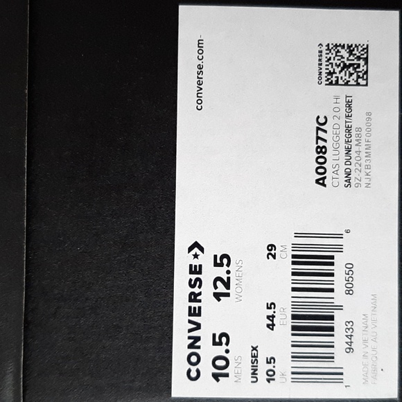 Converse CTAS Lugged 2.0 High-Tops *NWT* Unisex - Picture 16 of 16